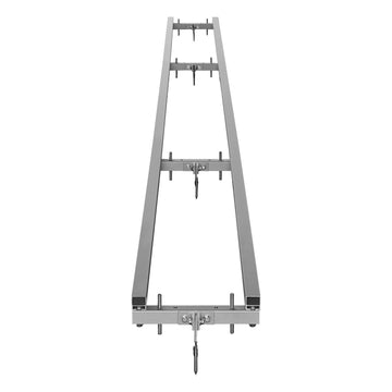 Chainsaw Mill Rail Guide System, 12 Ft Aluminum, 2 Wedges