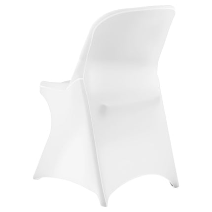 Chair Covers, 30-Pack White Stretch Polyester Spandex