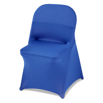 Chair Covers, 50 Pack Blue Stretch Polyester Spandex