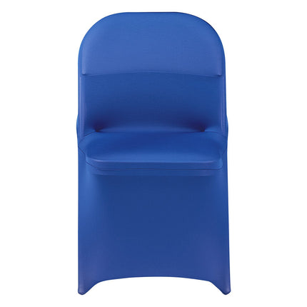 Chair Covers, 50 Pack Blue Stretch Polyester Spandex