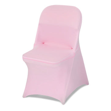 Chair Covers, 50-Pack Pink Stretch Spandex Slipcovers