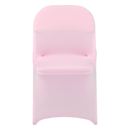 Chair Covers, 50-Pack Pink Stretch Spandex Slipcovers