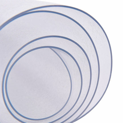 Chair Floor Mat, Clear PVC, Non-Slip, 47 x 47 Inch