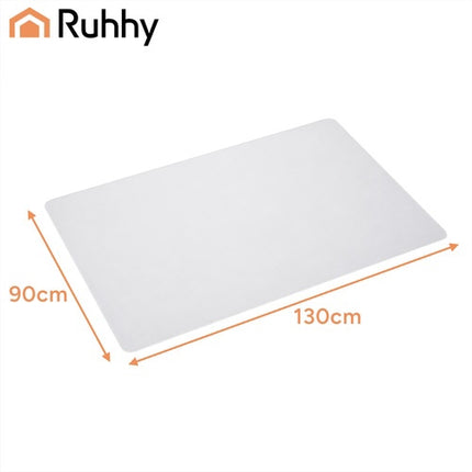 Chair Protective Mat 90x130 cm, Milky Translucent