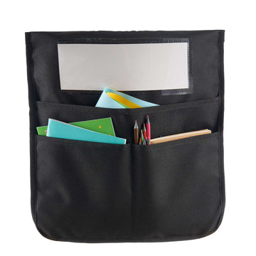 Chairback Pockets, 24-Pack 14 x 15 in, Name Tag, Black