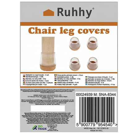 Chair leg covers - set of 4 Ruhhy
