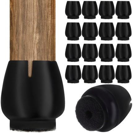 Chair leg overlay with felt - set of 16 pcs.