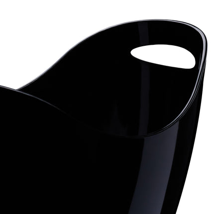Champagne Ice Bucket, 8L Black, with Handles