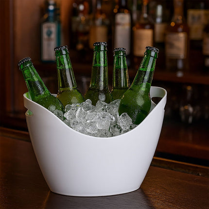 Champagne Ice Bucket, 8L Plastic Beverage Cooler