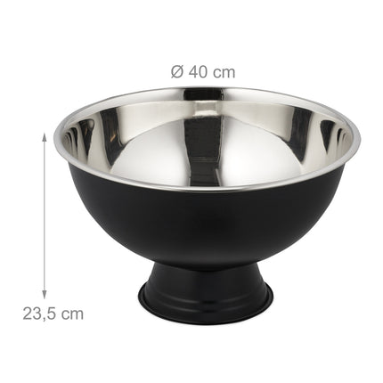 Champagne cooler in stainless steel