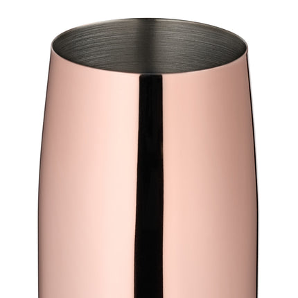 Champagne glasses in stainless steel, set of 4
