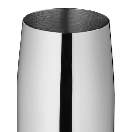 Champagne glasses in stainless steel, set of 4