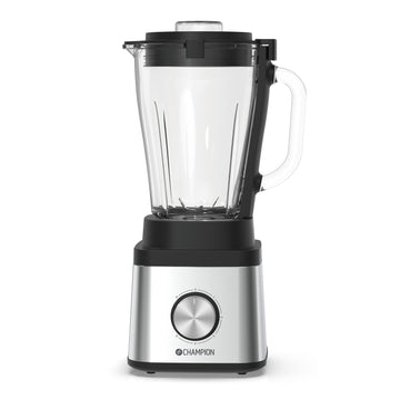 Champion 800W Blender with 1.5 L Glass Jug and Pulse, Stainless Steel