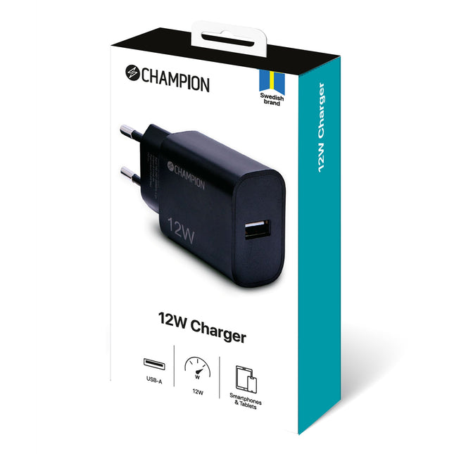 Charger 12W Black