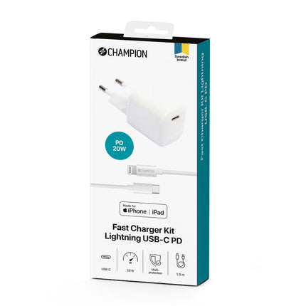Charger 20W + USB-C to Lightning Cable White