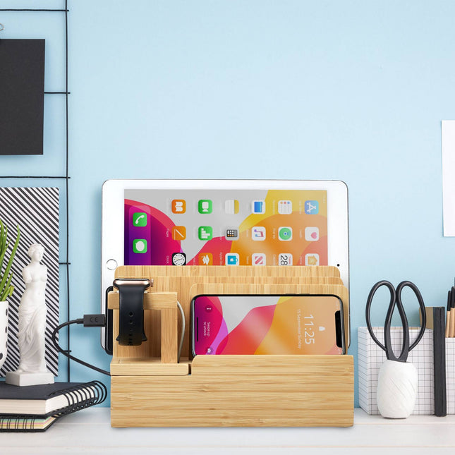 Charging station for multiple devices