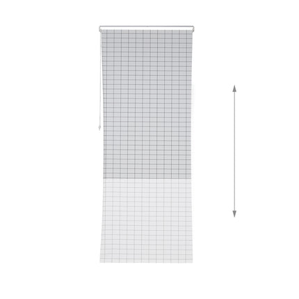 Checkered shower curtain