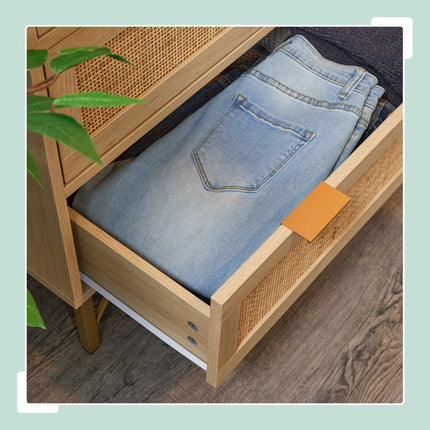 Chest of 3 drawers in wooden look
