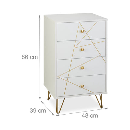 Chest of 4 drawers