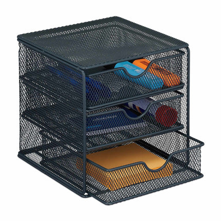 Chest of drawers with 3 compartments anthracite