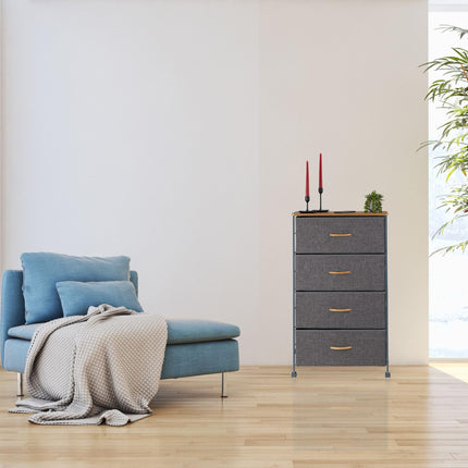 Chest of drawers with wheels