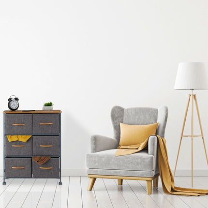 Chest of drawers with wheels
