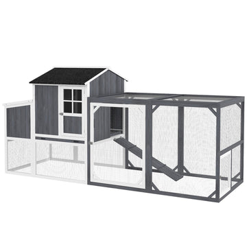Wooden chicken house with nesting box, for 3-4 chickens