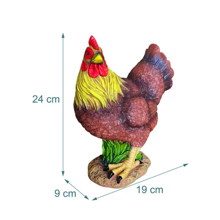Chicken Garden Ornament – Polyresin, Weatherproof