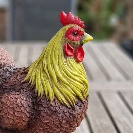 Chicken Garden Ornament – Polyresin, Weatherproof