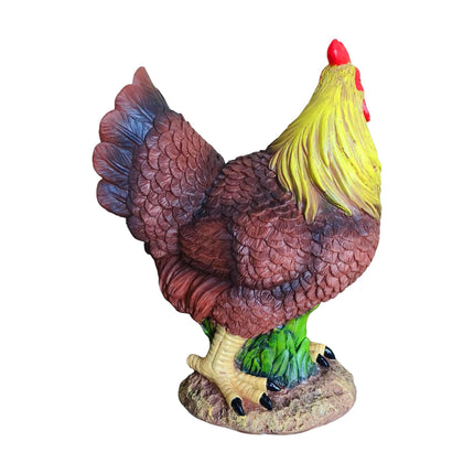 Chicken Garden Ornament – Polyresin, Weatherproof