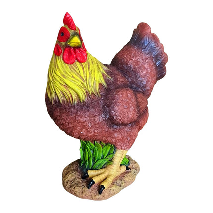 Chicken Garden Ornament – Polyresin, Weatherproof