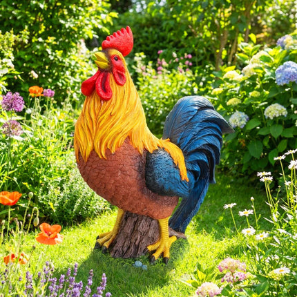 Chicken Garden Ornament – Weatherproof Polyresin, 24cm