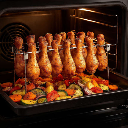 Chicken Leg Rack for BBQ & Oven, Set of 2