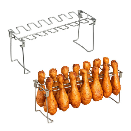 Chicken Leg Rack for BBQ & Oven, Set of 2