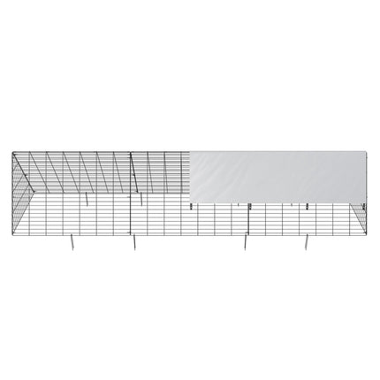 Chicken Tunnel Run, 118 x 28 x 24 in, Waterproof Cover