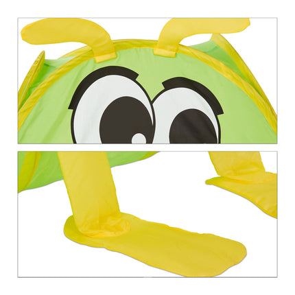 Child Crawls Tunnel Caterpillar