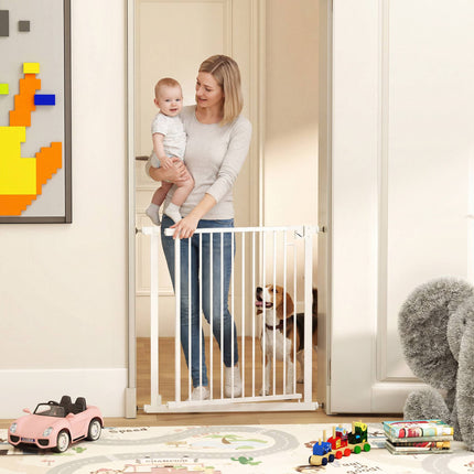 Child Safety Gate, No-Drill, Auto-Close, 76-80 x 76 cm