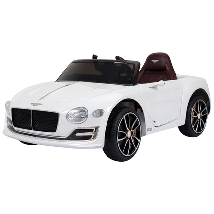 Electric children's car with remote control - 2 motors, white, 108cm