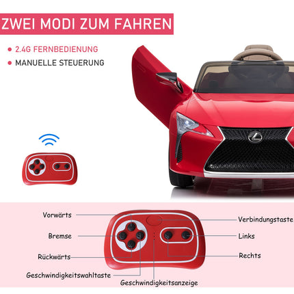 Lexus LC500 Electric car for children, remote control, age 3-6