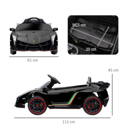 Children's 12V electric car with Bluetooth & remote control