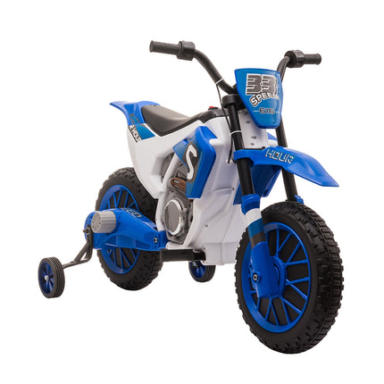 Children's 12V Electric Motorcycle, Removable Wheels, Ages 3+