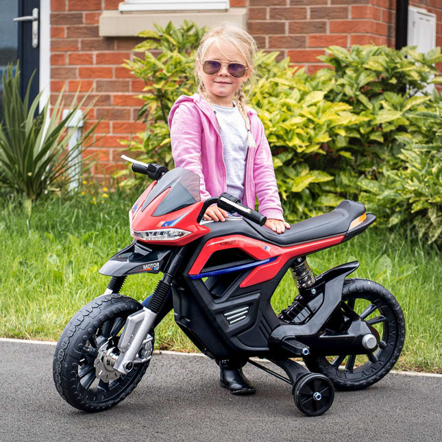 Electric motorcycle for children - light, music, 3 km/h, 3-6 years