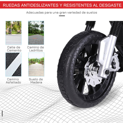 Electric motorcycle for children - light, music, 3 km/h, 3-6 years