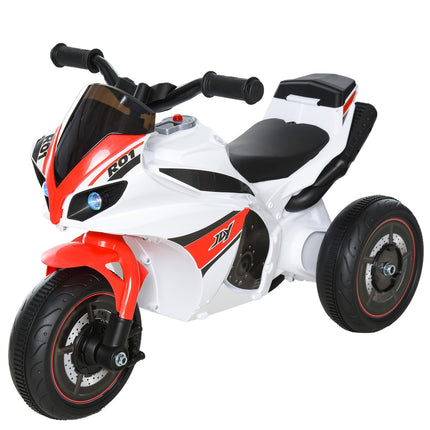 Motorcycle toy for children with music, white, 18-36 months