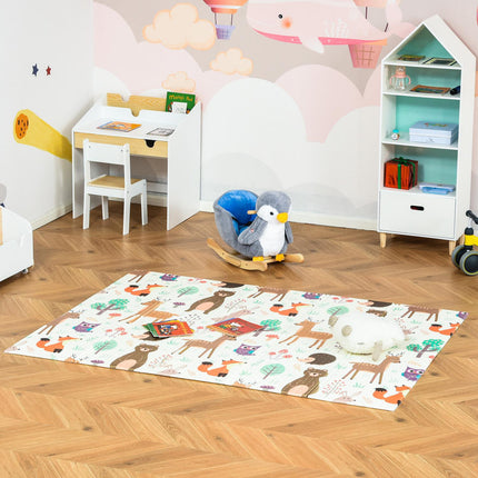 Fold-up playmat for children, Animal & Fish design, 200x150 cm