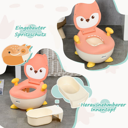 Fox Design Baby potty chair, non-slip, foldable cover, 6M+