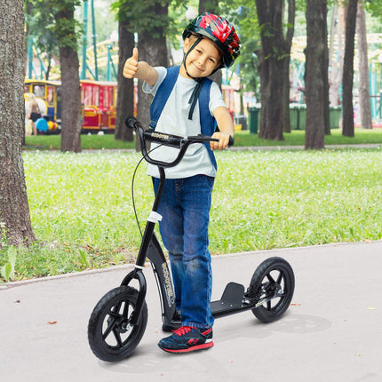Children's scooter, 12" steel frame, rear brake