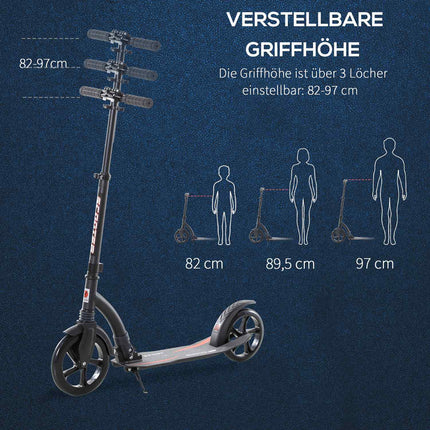 Kick Scooter for children 14+ - foldable, height adjustable, aluminium