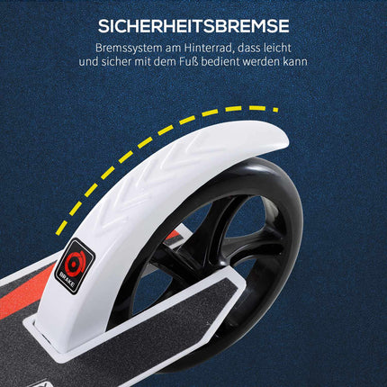 Kick scooter for teenagers, foldable and height adjustable, aluminum