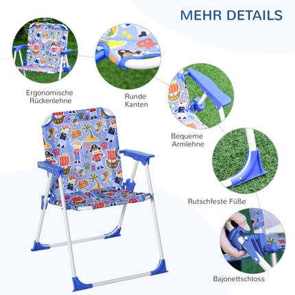 Garden furniture for children - table, 2 chairs, parasol